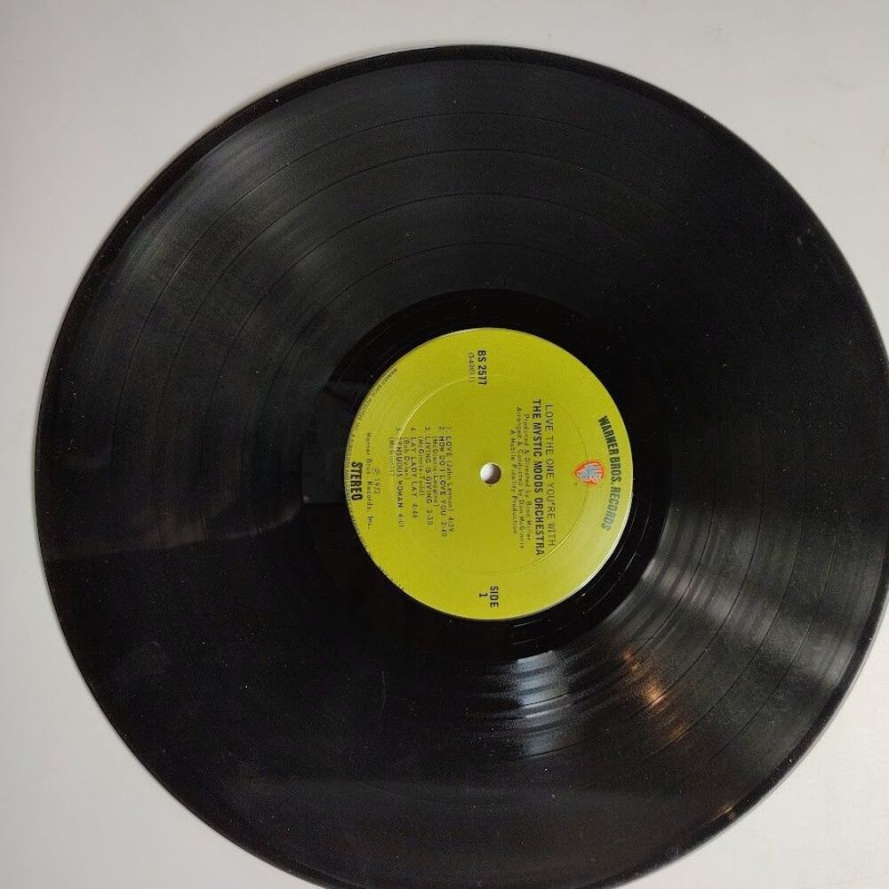 The Mystic Moods Orchestra Love The One You're With  Vintage Record 33  LP Album - Picture 2 of 3